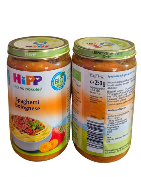 Спагеті болоньєзе Hipp 250 г 250Hipp461253 фото