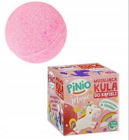 Бомбочка для ванни з сюрпризом PINIO MAGIC Pink 150 г PinioPink фото