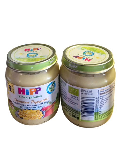 HIPP BIO Млинці з яблучним пюре 200 г від 9 міс 200Hipp130666 фото