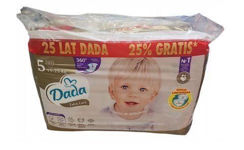 Підгузки Dada Extra Care 5 JUNIOR 97 шт / 15‑25 кг JUMBO BAG ExtraCare5Jumbo97 фото