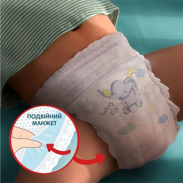Pampers Дитячі одноразові підгузки-трусики Pampers Premium Care Pants Розмір 5 Junior (11&ndash;17 кг), 34 шт Pampers5Pants34 фото