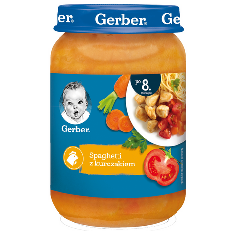 Спагеті з куркою Gerber для немовлят з 8 міс 190 г 190Gerber071717 фото