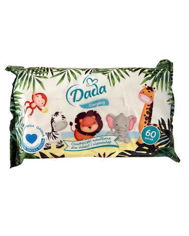 Вологі серветки Dada Every Day 60 шт DadaEveryday60New фото