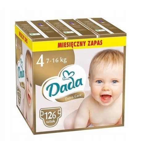 Підгузки Dada Extra Care 4 MAXI / 7-16 кг 126 штук 3 ExtraCare4New фото