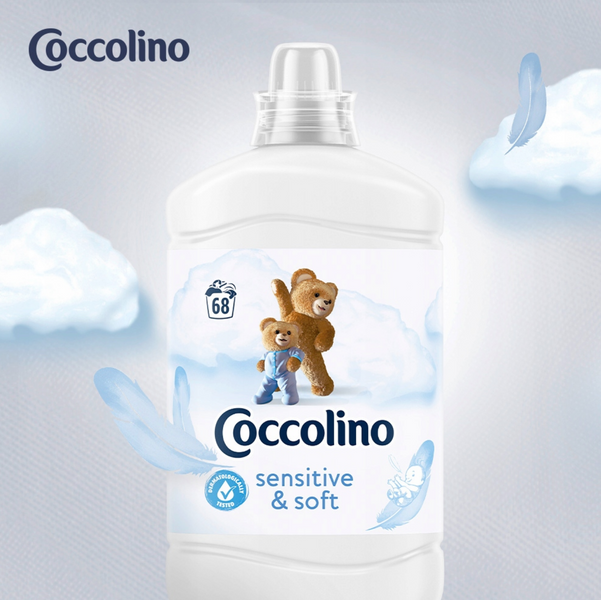 Ополіскувач для білизни Coccolino Sensitive 1,7 л. 68 прань CoccolinoSensitive фото