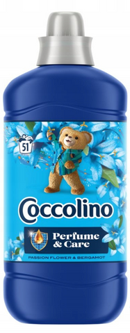Кондиціонер для білизни Coccolino Passion Flower & Bergamot 1,25 л, 51 прання CoccolinoBergamot фото