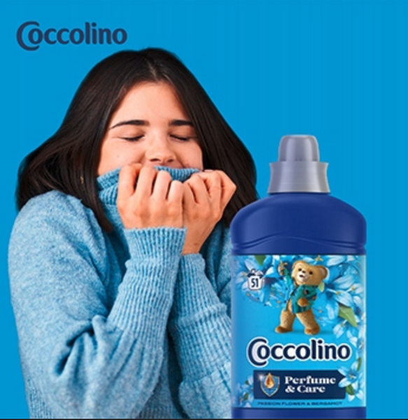 Кондиціонер для білизни Coccolino Passion Flower & Bergamot 1,25 л, 51 прання CoccolinoBergamot фото