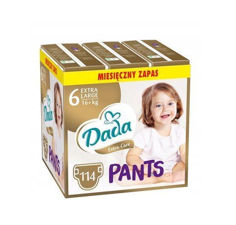 Підгузки - трусики Dada Extra Care Pants 6 EXTRA LARGE, для дітей вагою 16+ кг, 114 шт 3Pants6New фото
