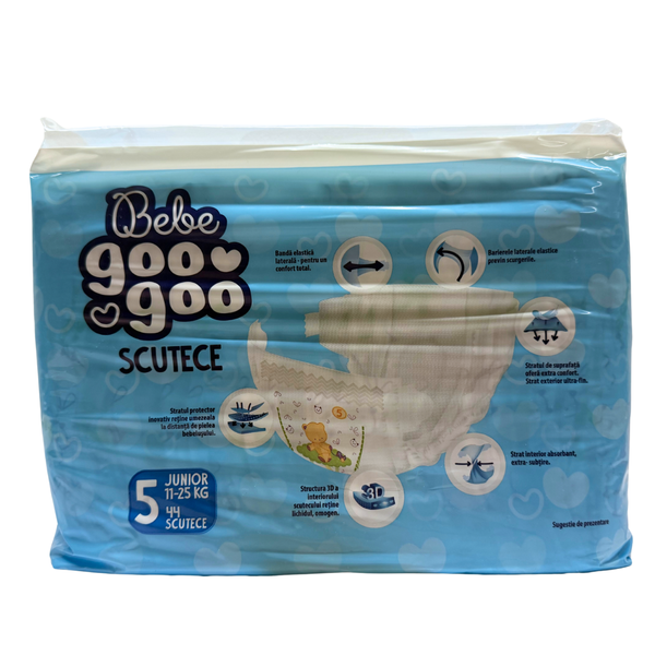 Підгузки Bebe Goo Goo 5 (11-25 кг) 44 шт BeBeGooGoo5-44 фото