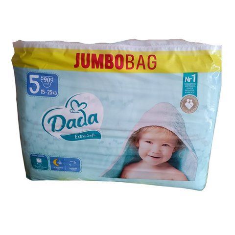 Підгузки Dada Extra soft 5 для дітей вагою від 15 до 25 кг 90 шт ExtraSoft5JumboNew90 фото