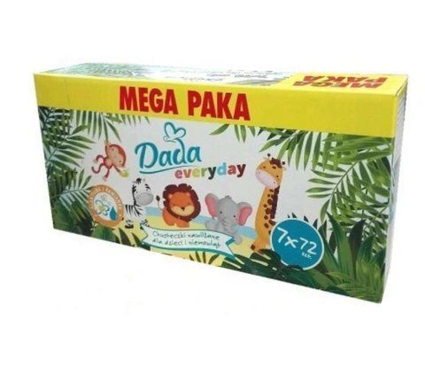 Дитячі вологі серветки Dada Everyday 7x72 штуки MEGA PAKA 7 DadaEveryday фото