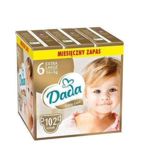 Підгузки Dada Extra Care 6 EXTRA LARGE для дітей вагою від 16+ кг, 102 шт 3 ExtraCare6New фото