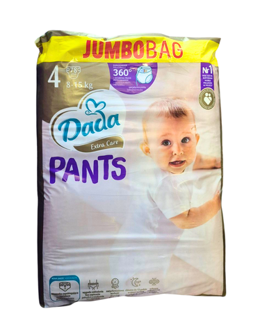 Підгузки - трусики Dada Extra Care Pants 4 MAXI, 78 шт для дітей вагою 8-15 кг, JUMBO Pants4JUMBO78New фото