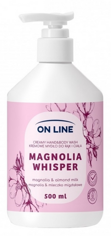 On Line Мило рідке для рук та тіла 2в1 Magnolia & Almond Milk 500 мл НФ-00014110 фото