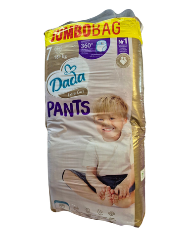 Підгузки - трусики Dada Extra Care Pants 7 XXL для дітей вагою від 18 кг, 56 шт JUMBO Pants7JUMBO56New фото