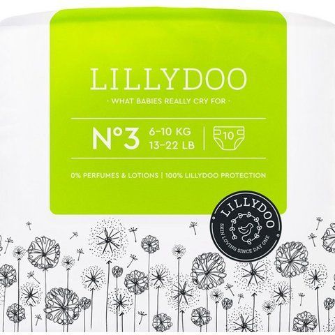 Підгузки Lillydoo 3 (6-10 кг), 10 шт  Lillydoo3-10 фото