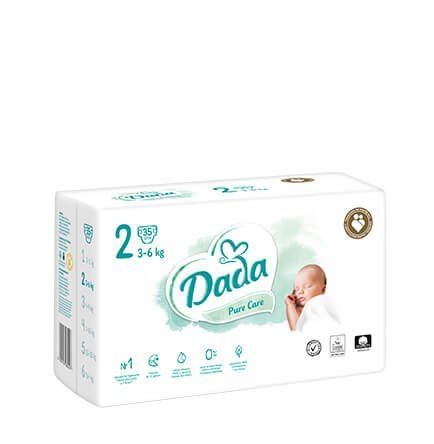 Підгузники Dada Pure Care Mini 2 розмір 3 - 6 кг 35 шт Pure Care2 фото