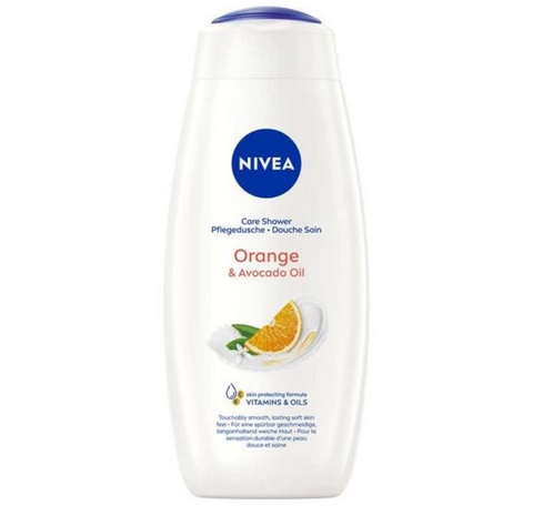 Крем-гель для душу Nivea Care Orange & Avocado Oil доглядовий 500 мл 500Nivea263687 фото