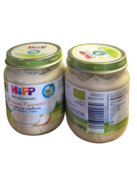 Пюре HIPP Молочний рис з яблуком 200 г від 9 міс 200Hipp110484 фото
